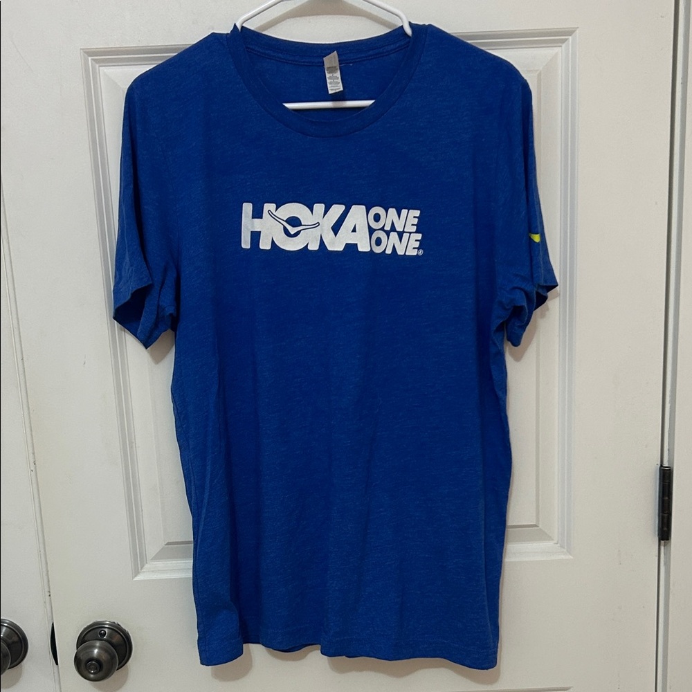 Hoka One One men’s crewneck T-Shirt size large blue